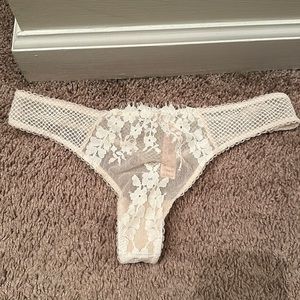 Brand new Victoria’s Secret lace thong panty size medium